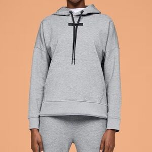 On Focus Tech Grey Hoodie Pullover